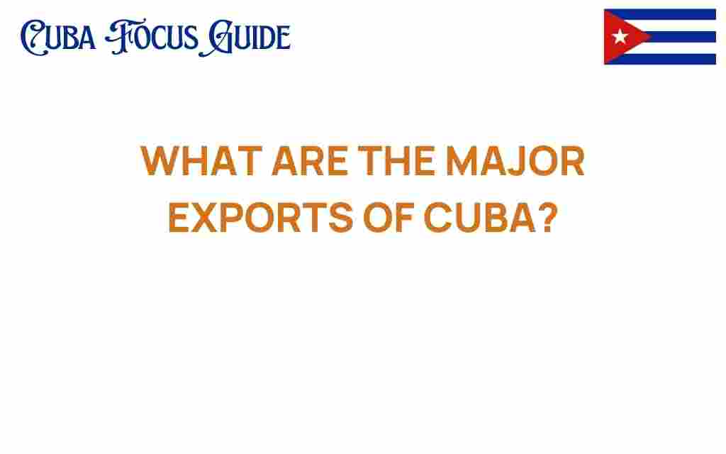 major-exports-of-cuba