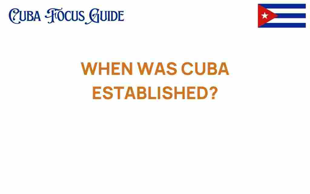 when-was-cuba-established